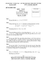 Đề thi học sinh giỏi tỉnh Quảng Ninh(07)