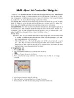 Khái niệm List Controller Weights