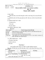 Bai 31. Trao doi chat