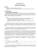 Bài thực hành số 6: Lập trình bàn phím