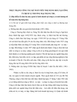 THỰC TRẠNG CÔNG TÁC KẾ TOÁN TIÊU THỤ HÀNG HOÁ TẠI CÔNG TY DỊCH VỤ THƯƠNG MẠI TRÀNG THI