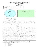 Đề thi giữa kỳ I NH 2010-2011