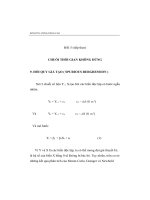 Kinh tế lượng nâng cao - Bài giảng số 13