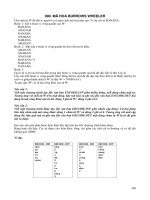 MÃ HÓA BURROWS WHEELER