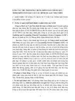 CÔNG TÁC THU THẬP BẰNG CHỨNG KIỂM TOÁN TRONG QUY TRÌNH KIỂM TOÁN BÁO CÁO TÀI CHÍNH DO AASC THỰC HIỆN