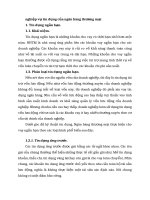 nghiệp vụ tín dụng của ngân hàng thương mại