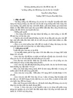 SKKN: dạy tăng cường sức đề kháng của sâu bọ và vi khuẩn