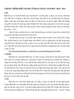 chuong trinh dieu hanh don chao nam hoc moi 2010-2011