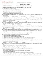 LT cấp tốc Vật Lý 2010 số 32