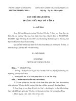 QUY CHE HOAT DONG TRUONG