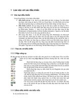 Làm việc với các điều khiển