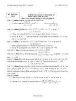 ĐỀ ÔN TẬP HKI LỚP 10 (MỚI)