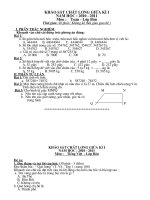 Đề kiểm tra giữa kì I 2môn T+TV- lớp 4