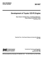 Dong co Toyota 1ZZ-FE