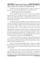 THỰC TRẠNG CÔNG TÁC KẾ TOÁN NGUYÊN VẬT LIỆU VÀ CÔNG CỤ DỤNG CỤ TẠI CÔNG TY XÀ PHÒNG HÀ NỘI