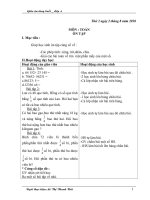 Giáo án tăng buổi lớp 4