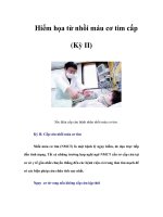 Hiểm họa từ nhồi máu cơ tim cấp (Kỳ II)