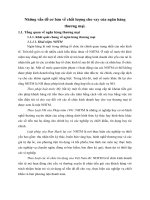 Những vấn đề cơ bản về chất lượng cho vay của ngân hàng thương mại