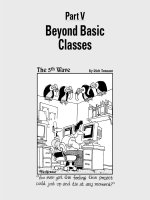 Beyond Basic Classes