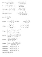 BAI TAP PT MUA VA LOGARIT HAY