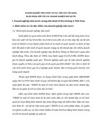 DOANH NGHIỆP NHÀ NƯỚC VÀ VAI  TRÒ CỦA TÍN DỤNG