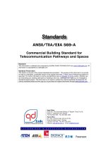 Cabling Standard - TIA 569 A - Commercial Building Standard for Telecom Pathway & Spaces