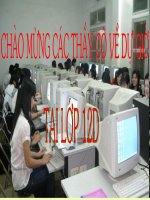 BAI 5: CÁC THAO TAC CO BẢN TREN BANG DT