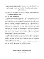 THỰC TRẠNG HIỆU QUẢ SỬ DỤNG VỐN TẠI CÔNG TY CỔ PHẦN PHÁT TRIỂN XÂY DỰNG VÀ XUẤT  NHẬP KHẨU SÔNG HỒNG