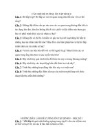 Cau hoi on tap sinh 8 cuoi ki I