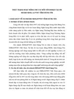 THỰC TRẠNG HOẠT ĐỘNG CHO VAY ĐỐI VỚI DNNQD TẠI CHI NHÁNH NHNo và PTNT TỈNH HƯNG YÊN