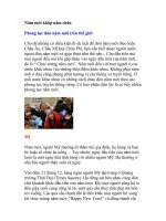 Phong tục đón năm mới trên thế giới phần 1