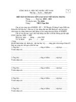 Bien bản xếp loại GV hàng tháng_Mẫu 3a