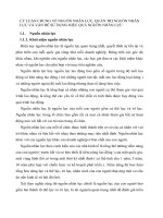 LÝ LUẬN CHUNG VỀ NGUỒN NHÂN LỰC, QUẢN TRỊ NGUỒN NHÂN LỰC VÀ VẤN ĐỀ SỬ DỤNG HIỆU QUẢ NGUỒN NHÂN LỰC