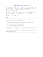 In dữ liệu từ DataGrid ra máy in trong C