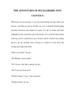 LUYỆN ĐỌC TIẾNG ANH QUA TÁC PHẨM VĂN HỌC-THE ADVENTURES OF HUCKLEBERRY FINN CHAPTER 41