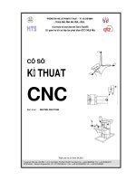 Cơ sở kỹ thuật CNC