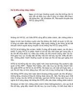 Xử lý đĩa cứng chạy chậm