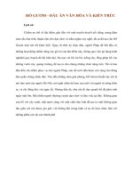 HỒ GƯƠM - DẤU ẤN VĂN HÓA VÀ KIẾN TRÚC