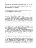 Thực trạng tổ chức hạch toán kế toán chi phí sản xuất và tính giá thành sản phẩm tại Công ty lắp máy điện nước và xây dựng