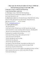 Thực trạng việc tiêu thụ sản phẩm của Công ty TNHH Nội Thất Đại Dương giai đoạn từ năm 2006  2008