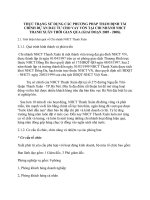 THỰC TRẠNG SỬ DỤNG CÁC PHƯƠNG PHÁP THẨM ĐỊNH TÀI CHÍNH DỰ ÁN ĐẦU TƯ CHO VAY VỐN TẠI CHI NHÁNH NHCT THANH XUÂN THỜI GIAN QUA