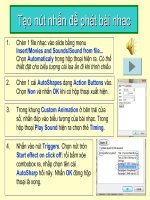 Cách tạo nút phát nhạc