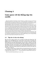 Làm quen với hệ thống tập tin ext3fs