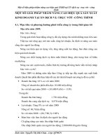 MỘT SỐ GIẢI PHÁP NHẰM NÂNG CAO HIỆU QUẢ SẢN XUẤT KINH DOANH TẠI XN DỊCH VỤ-TRỤC VỚT -CÔNG TRÌNH