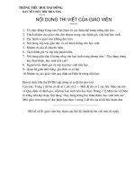 NỘI DUNG THI CUA GIÁO VIÊN