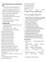 Bài Ôn Tập Kiểm Tra Lần 2