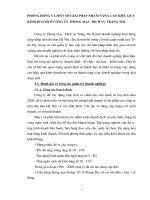 PHƯƠNG HƯỚNG VÀ MỘT SỐ GIẢI PHÁP NHẰM NÂNG CAO HIỆU QUẢ KINH DOANH Ở CÔNG TY THƯƠNG MẠI - DỊCH VỤ TRÀNG THI