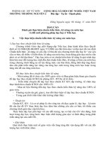 Báo cáo về thực hiện chuẩn KTKN