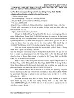 TÌNH HÌNH THỰC TẾ CÔNG TÁC KẾ TOÁN NGUYÊN VẬT LIỆU TẠI BỘ LAO ĐỘNG THƯƠNG BINH XÃ HỘI