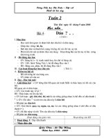 Giáo án lớp 1 Tuần 2 - Sơn